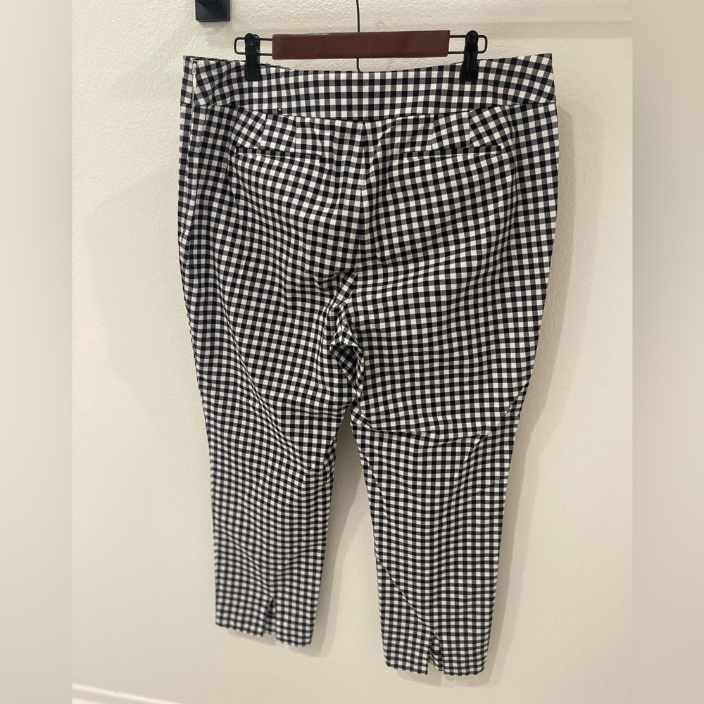 Talbots chatham ankle pant gingham 16 - Picture 3 of 8